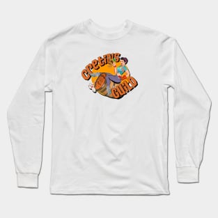 Cretins Guild Barrel Girl text Long Sleeve T-Shirt